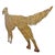 Vintage Hammered Brass English Setter Weathervane For Sale - Image 4 of 14