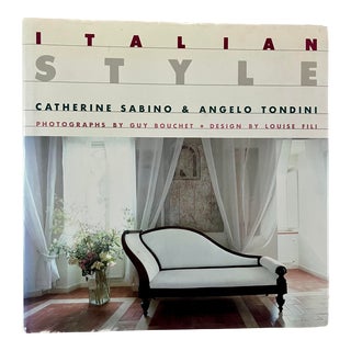 Italian Style, Catherine Sabino & Angelo Tondini, Clarkson N Potter, 1985 For Sale