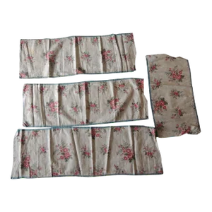 Antique Floral Valances Textiles - Set of 4