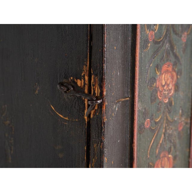 Longcase Clock in Painted Pine, Central Europe, 1850 For Sale - Image 16 of 18