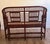 English Vintage Brighton Pavilion Style Bamboo Chippendale Cane Settee For Sale - Image 3 of 9