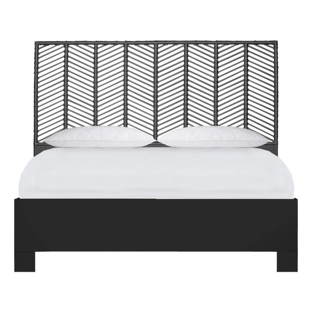 Liam Platform Bed King - Black For Sale