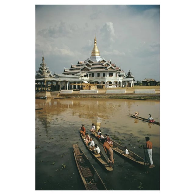 Slim Aarons, Hpaung Daw U Pagoda, Estate Stamped Photographic Print, 1971 / 2020s For Sale