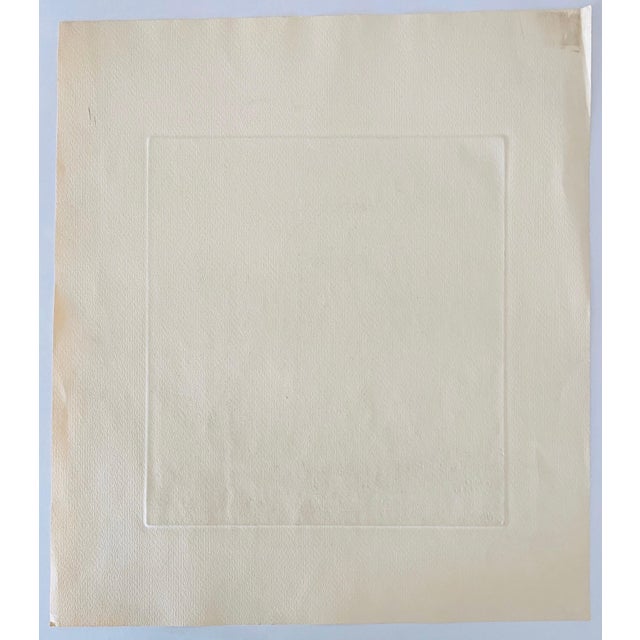 Mid 20th Century Robert A. Birmelin, The Burning Tower, American Modernist Abstract Landscape Etching For Sale - Image 5 of 6