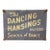Vintage 1940s Hand Painted Suitcase - Dancing Hansings School of Dance For Sale