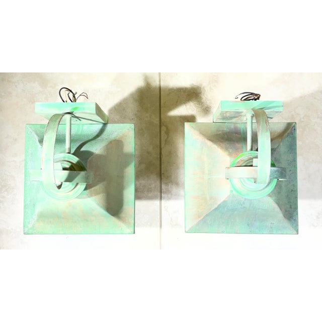 Pair of Vintage Solid Brass Lanterns - Timeless Elegance for Your Home For Sale - Image 15 of 18