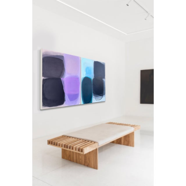 2020s Wallflower (Lagoon) Original Abstract Painting For Sale - Image 5 of 7