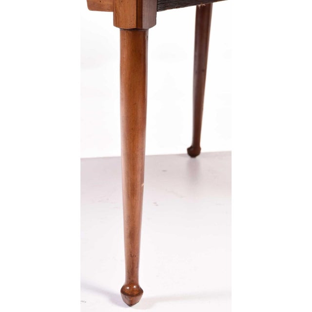 Brown 18th Century Fine Queen Anne Figured Applewood Drop Leaf Table, Sack Provenance For Sale - Image 8 of 11