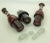 Bohemian Hand Cut Ruby Red Cut Crystal Condiment Cruet Set For Sale - Image 12 of 12