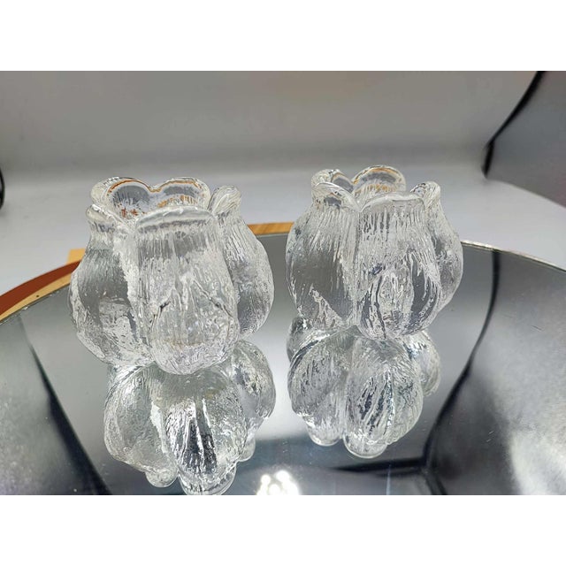 White Glass Candlesticks from Kosta Boda, 1970s, Set of 2 For Sale - Image 8 of 8