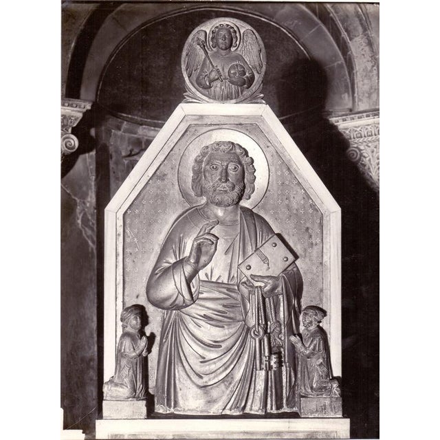 Vintage photo. Venice, San Marco Cathedral, S. Peter by Studio Osvaldo Bohm (Venice, '40s-'50s). Perfect conditions.