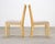 Wood Set of Six Woven Vegan Leather Dining Chairs by Budji Layug For Sale - Image 7 of 17