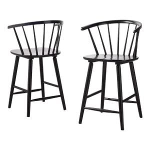 Blanchard Counter Stool - Black, Set of 2