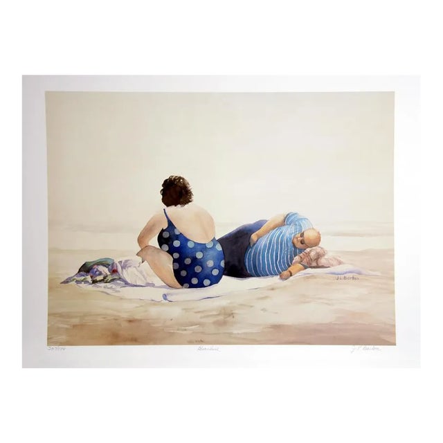 "Beached" Jean L. Barton Signed Lithograph For Sale