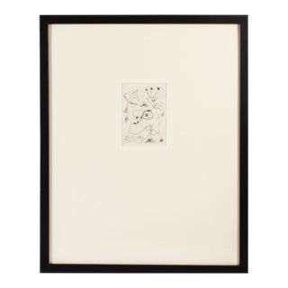 1956 Etching “Derriere Le Miroir: 10 Ans D'Édition” by Joan Miró For Sale