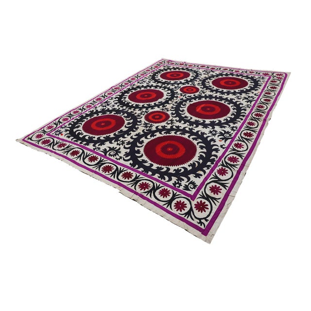 Introducing our exquisite Suzani—a testament to centuries of Central Asian artistry. Handcrafted with vibrant colors and...