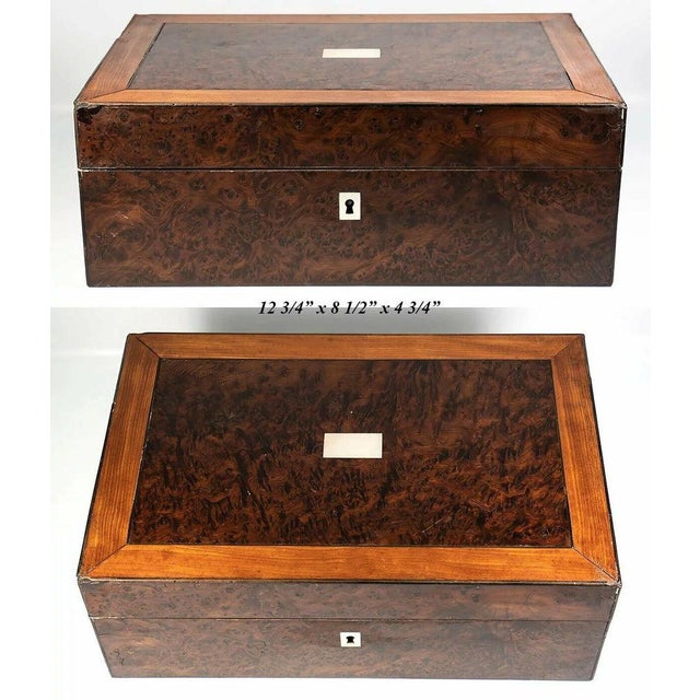 Early 19th Century 1817 Antique French Palais Royal Nécessaire De Voyage, Sterling Vanity Set For Sale - Image 4 of 11