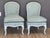 French Pair of Mid-20th Century Louis XVI Style Slipper Chairs For Sale - Image 3 of 10