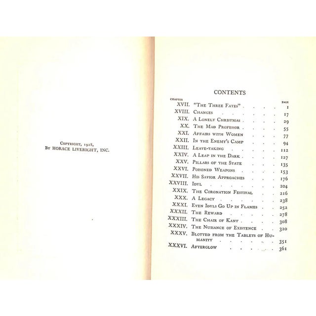 1920s "The Mad Professor Volumes I & Ii" 1928 Sudermann, Hermann For Sale - Image 5 of 8