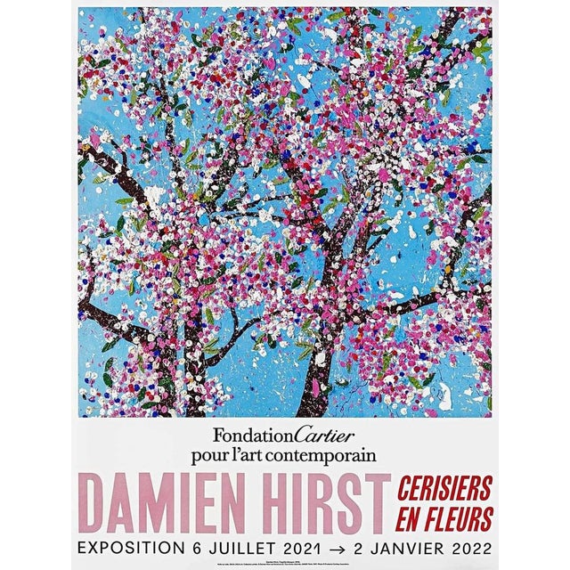 Contemporary Damien Hirst, Foundation Cartier Cerisiers en Fleurs Cherry, 2021, Set of 6 For Sale - Image 3 of 8