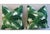 Contemporary 24" Custom Tailored Tropical Lush Banana Leaf Feather/Down Pillows - Pair For Sale - Image 3 of 9
