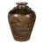 Antique Thai 19th Century Brown Glazed Water Jar with Petite Loop Handles For Sale