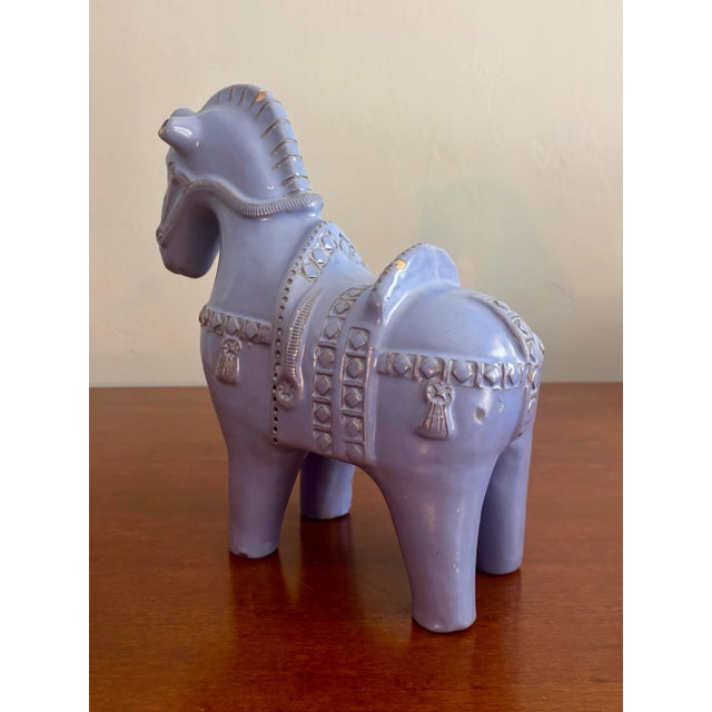 Mid-Century Modern 1960s Ceramic Horse Sculpture by Aldo Londi for Bitossi For Sale - Image 3 of 8
