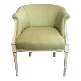 Late 19th Century Antique English Tub Chair For Sale