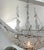 Italian Vintage Venetian Style Lucite Crystal Ship Motif Chandelier For Sale - Image 11 of 18