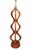 Wood Mid 20th Century Sculptural Wood Mid Century Table Lamp by w.h. Woolums Att. To David Shreve For Sale - Image 7 of 10