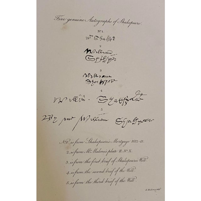 Paper 19th C. Works of William Shakespeare Comedies, Histories, Tragedies 3 Volumes For Sale - Image 7 of 13