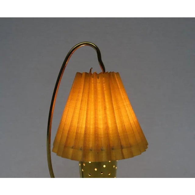 Metal Beige Shrinkpack Table Lamp Lantern, 1950s For Sale - Image 7 of 13