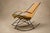 Brazilian Modern Rocking Chair in Metal, Wicker & Green Mohair by Carlo Hauner, 1950s For Sale - Image 13 of 18