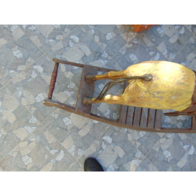 19th Century Wooden Rocking Horse For Sale - Image 15 of 16