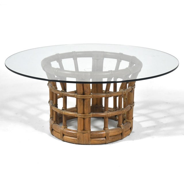 Brown Jordan Rattan Coffee Table For Sale - Image 10 of 12