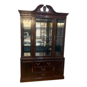 1990s China Cabinet (Drexel Chippendale)