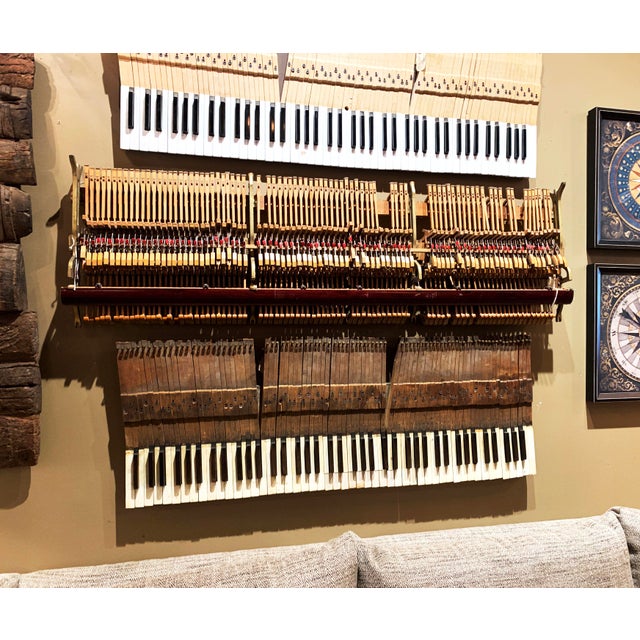 1920s Antique Piano Keys Mounted Wall Decor Chairish