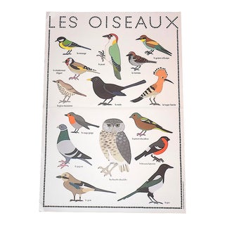 French Lithograph Poster - Birds For Sale
