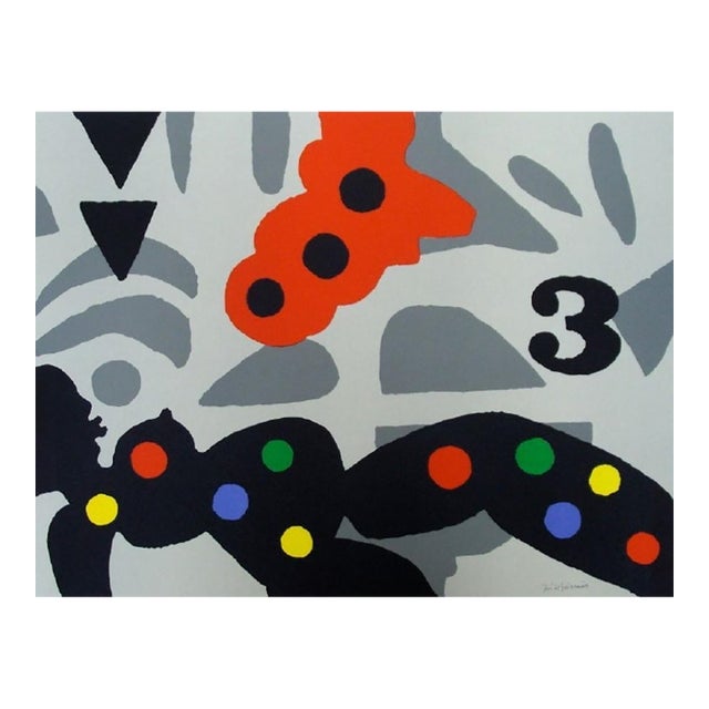 2008 José De Guimaraes Série Brazil IV Signed Lithograph For Sale