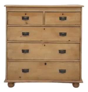 Antique English Pine Chest of Drawers