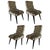 Italian Mid-Century Modern Set of 4 Chair in the Gio Point Style For Sale - Image 15 of 18