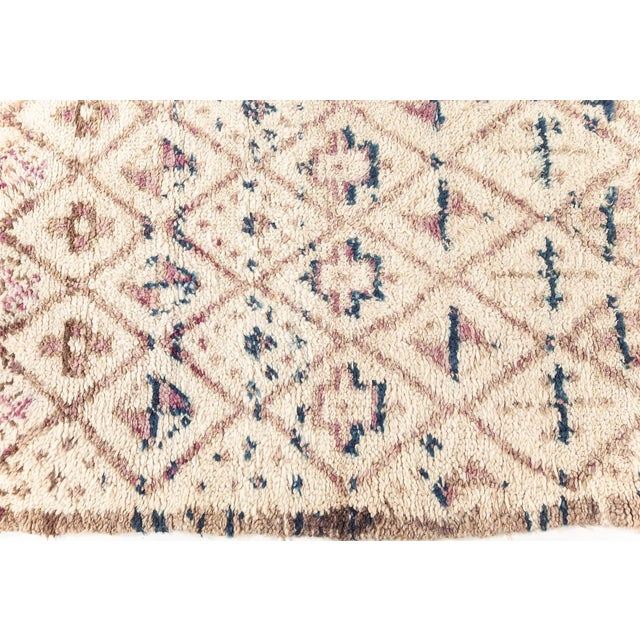 Textile Doris Leslie Blau Vintage Moroccan Berber Rug For Sale - Image 7 of 9