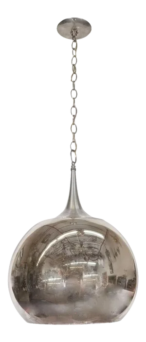 Space-Age Mercury Glass Pendant