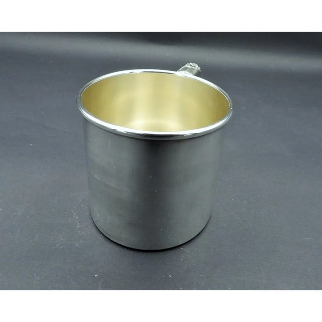 This marvelous vintage Oneida Community baby or child's christening cup is created in gorgeous heavy electroplate silver...