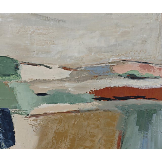 Horizon Silencieux, Abstract Landscape, Expressionism, Framed by Sophie Dumont For Sale - Image 4 of 7