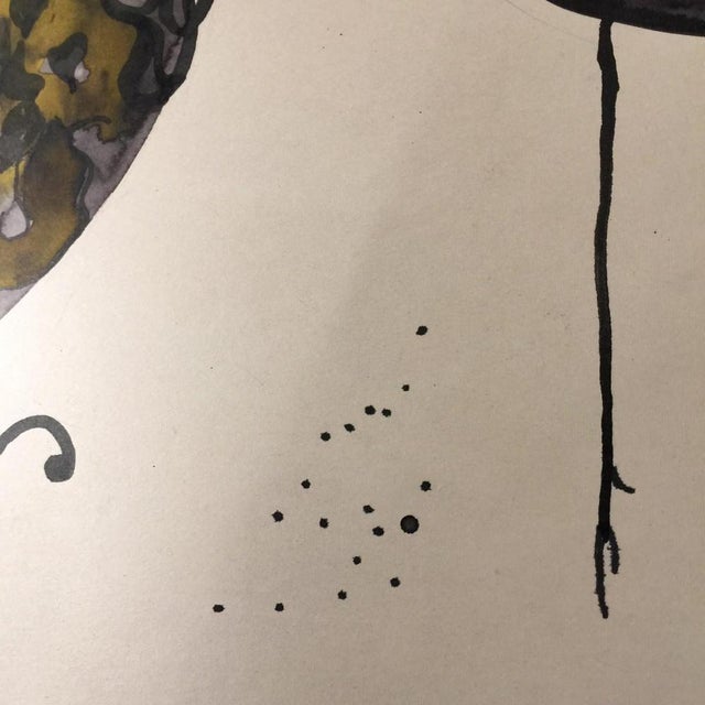 Anne Body, The Great Combat, Mixed Media on Paper, 1965 For Sale - Image 12 of 15