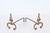 Louis XV Italian Andirons in Gilt Bronze and Iron, Italy, 1940s, Set of 2 For Sale - Image 6 of 13