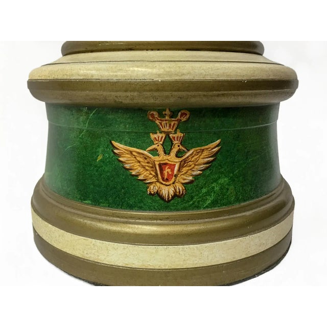 Wood Early 20th Century Vintage Vase Lamp For Sale - Image 7 of 8