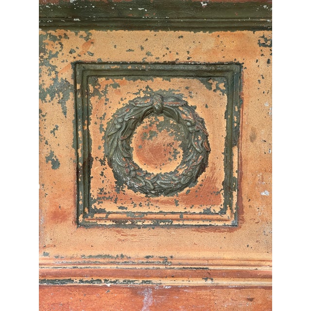 19th Century Continental Artisan Crafted Terracotta Garden Plinth, Urn Pedestal For Sale In Philadelphia - Image 6 of 15