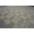 1940s Rustic Beige Antique Geometric Modern Moroccan Reed Square Woven Wool Rug For Sale - Image 9 of 10